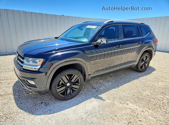 1V2WR2CA7KC542101 2019 VOLKSWAGEN ATLAS Black წინა მარცხენა ხედი სამი მეოთხედიდან