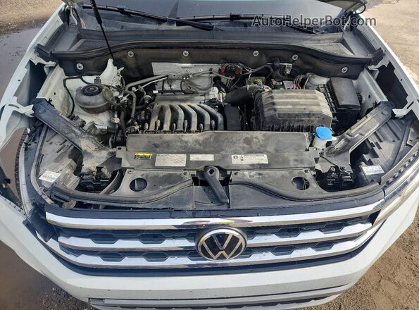 1V2WR2CA9MC520166 2021 VOLKSWAGEN ATLAS Белый Вид подкапотного пространства