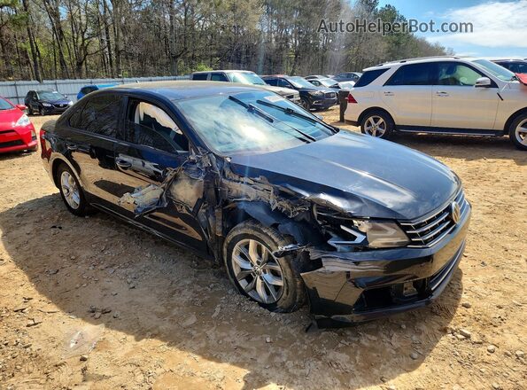1VWAA7A31JC023710 2018 VOLKSWAGEN PASSAT Черный Передняя правая четверть