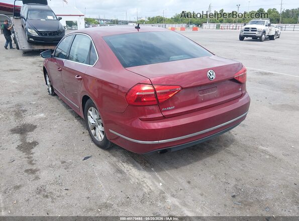 1VWAS7A30GC023994 2016 VOLKSWAGEN PASSAT Красный Задняя левая четверть