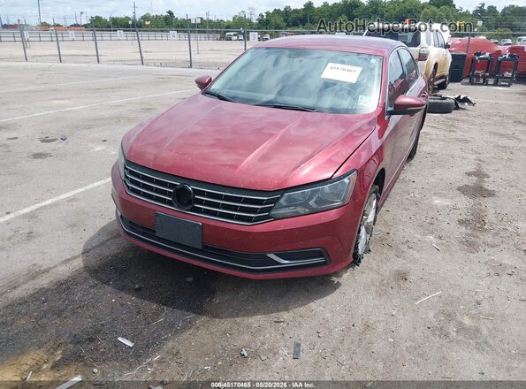 1VWAS7A30GC023994 2016 VOLKSWAGEN PASSAT Красный Передняя левая четверть