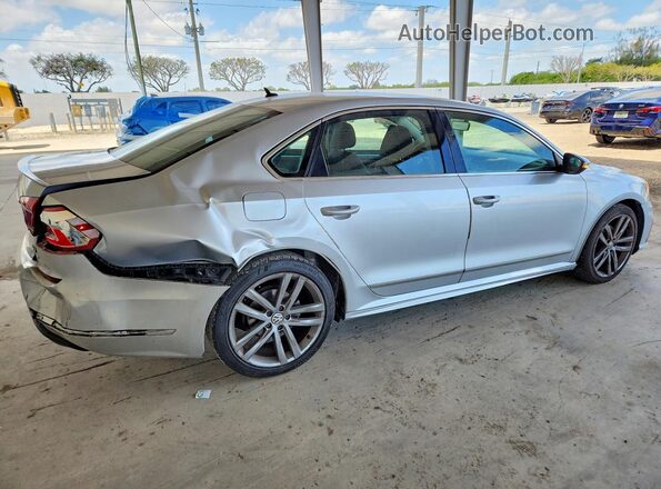 1VWAS7A30GC042853 2016 VOLKSWAGEN PASSAT Серебряный Задняя правая четверть