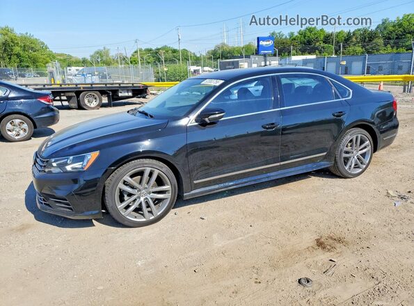 1VWAS7A36GC059849 2016 VOLKSWAGEN PASSAT Черный Передняя левая четверть