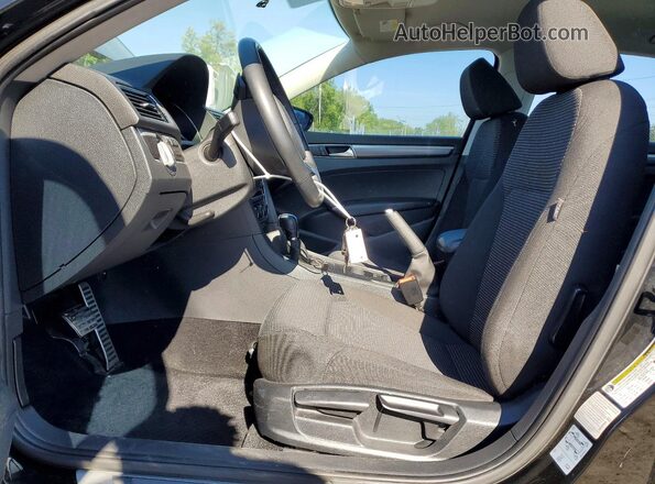 1VWAS7A36GC059849 2016 VOLKSWAGEN PASSAT Черный Вид салона спереди