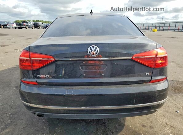 1VWAS7A39GC035562 2016 VOLKSWAGEN PASSAT Black უკანა ხედი