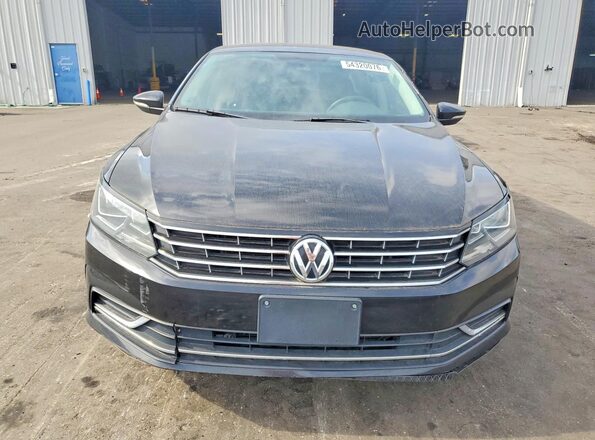 1VWAS7A39GC035562 2016 VOLKSWAGEN PASSAT Black წინა ხედი