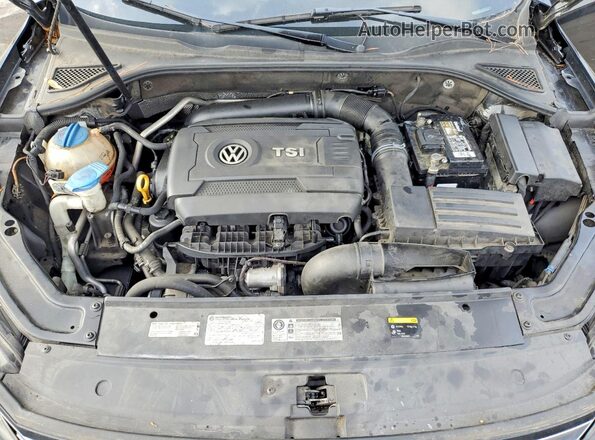 1VWAS7A39GC035562 2016 VOLKSWAGEN PASSAT Black უკანა სალონის ხედი