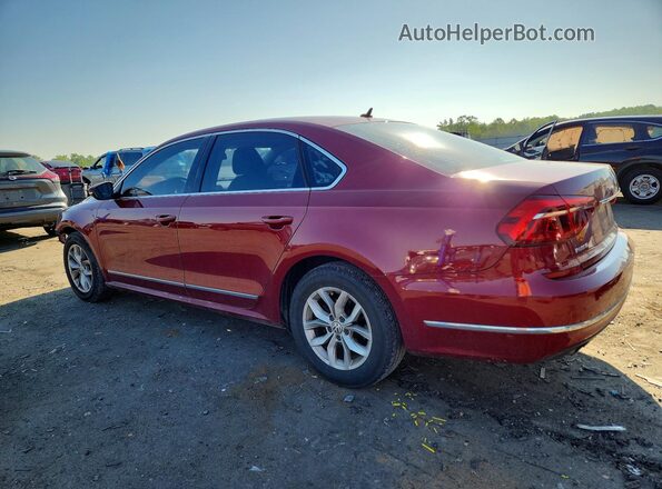 1VWAT7A39HC025337 2017 VOLKSWAGEN PASSAT Красный Задняя левая четверть