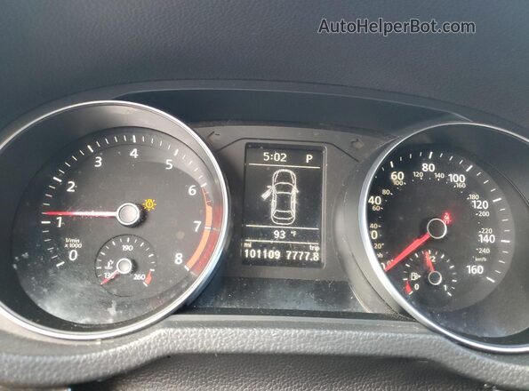 1VWBA7A32JC028354 2018 VOLKSWAGEN PASSAT Черный Вид щитка приборов