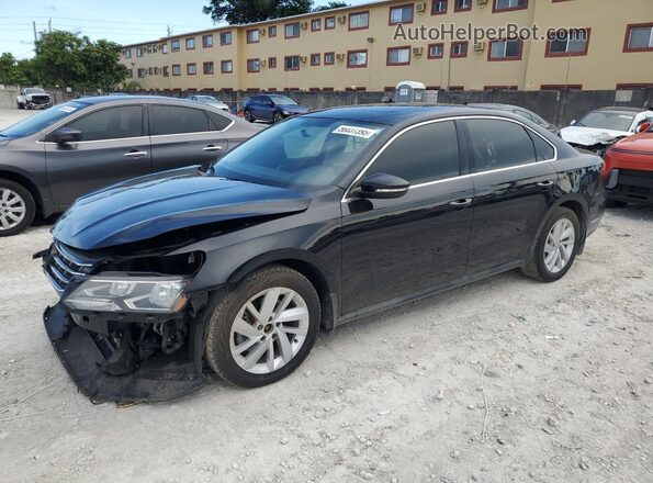 1VWBA7A32JC028354 2018 VOLKSWAGEN PASSAT Черный Передняя левая четверть