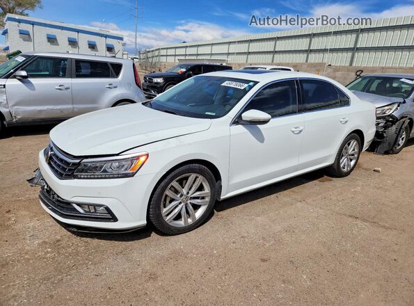1VWBA7A35JC030101 2018 VOLKSWAGEN PASSAT Белый Передняя левая четверть