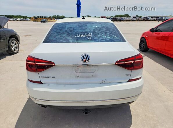 1VWBA7A38JC009727 2018 VOLKSWAGEN PASSAT White Вид ззаду