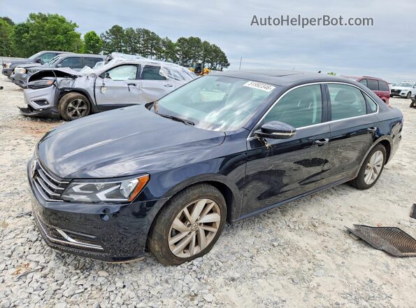 1VWBA7A39JC024723 2018 VOLKSWAGEN PASSAT Черный Передняя левая четверть