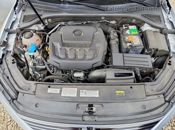 1VWBA7A3XJC030370 2018 VOLKSWAGEN PASSAT Серебряный Вид задней части салона