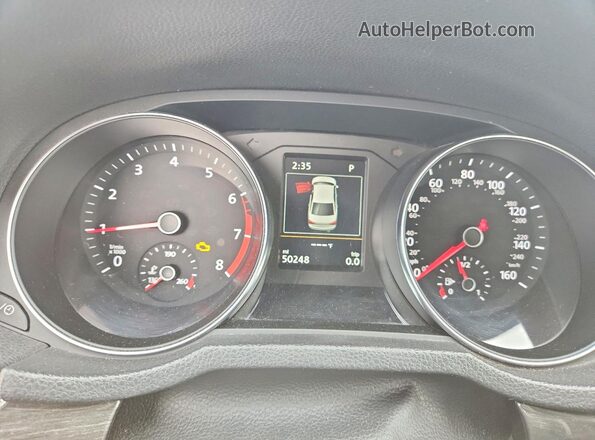 1VWBA7A3XJC030370 2018 VOLKSWAGEN PASSAT Серебряный Вид щитка приборов