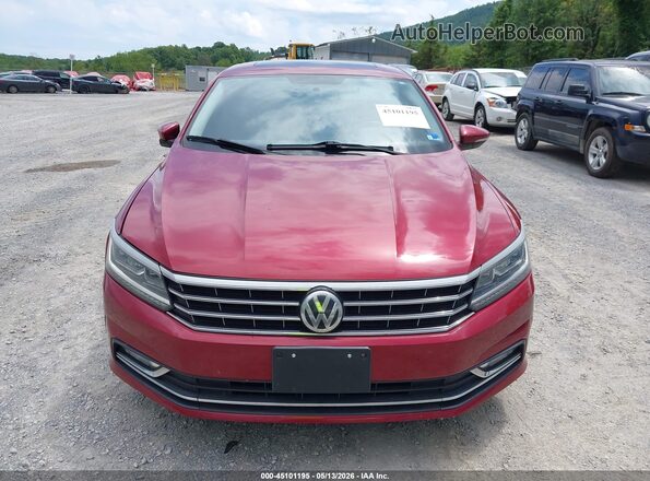 1VWBT7A36HC044982 2017 VOLKSWAGEN PASSAT Red Widok wnętrza z tyłu