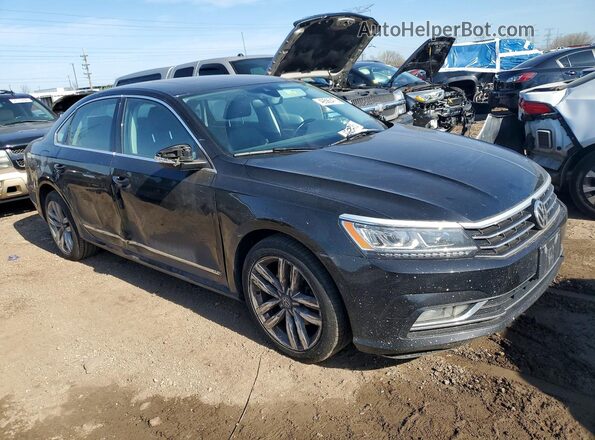 1VWCM7A38GC057524 2016 VOLKSWAGEN PASSAT Черный Передняя правая четверть