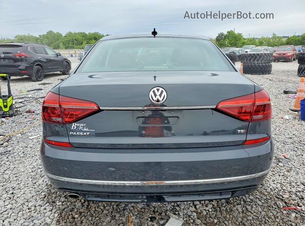 1VWDT7A31HC032439 2017 VOLKSWAGEN PASSAT Угольный Вид сзади