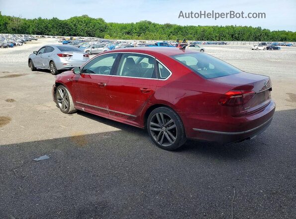 1VWDT7A34HC052006 2017 VOLKSWAGEN PASSAT Бордовый Задняя левая четверть