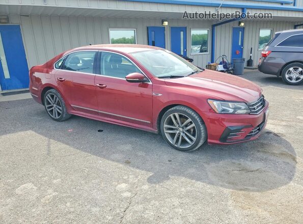 1VWDT7A34HC052006 2017 VOLKSWAGEN PASSAT Бордовый Передняя правая четверть
