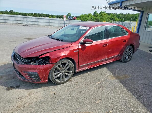 1VWDT7A34HC052006 2017 VOLKSWAGEN PASSAT Бордовый Передняя левая четверть