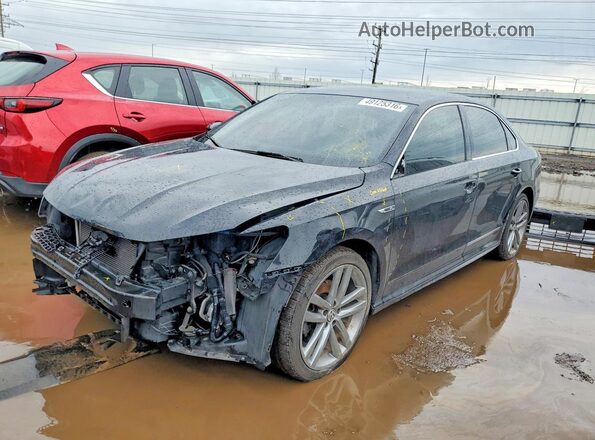 1VWDT7A34HC084566 2017 VOLKSWAGEN PASSAT Черный Передняя левая четверть