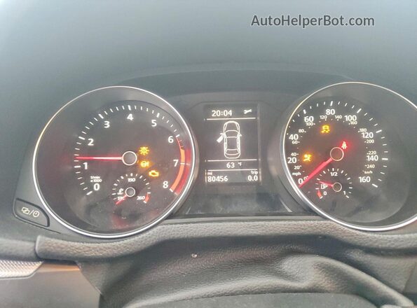 1VWDT7A35HC044092 2017 VOLKSWAGEN PASSAT Серебряный Вид щитка приборов
