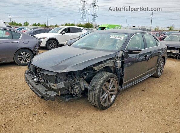1VWDT7A37HC062934 2017 VOLKSWAGEN PASSAT Черный Передняя левая четверть