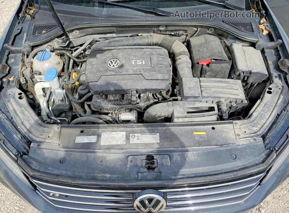 1VWDT7A37HC063291 2017 VOLKSWAGEN PASSAT Угольный Вид задней части салона