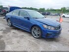 2017 Volkswagen Passat 1.8t R-line Blue vin: 1VWDT7A37HC079152