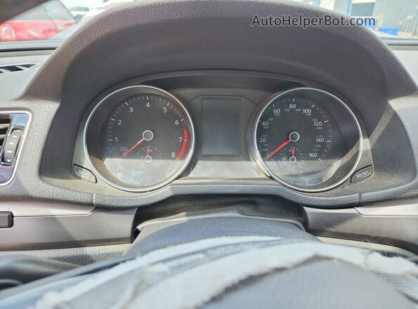 1VWDT7A38HC026086 2017 VOLKSWAGEN PASSAT Серый Вид щитка приборов