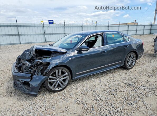 1VWDT7A38HC026086 2017 VOLKSWAGEN PASSAT Серый Передняя левая четверть