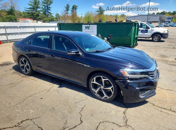 1VWMA7A32MC017366 2021 VOLKSWAGEN PASSAT Черный Передняя правая четверть