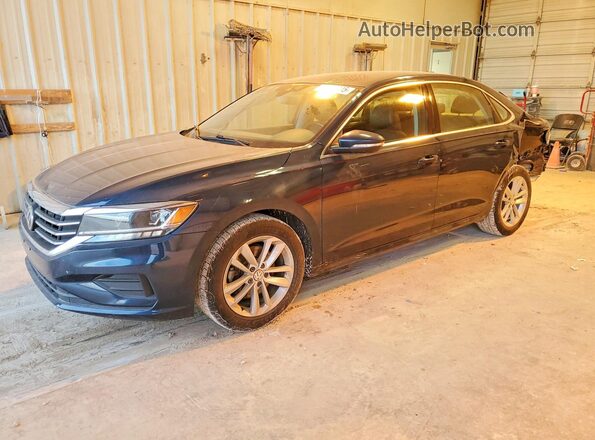 1VWSA7A31LC009636 2020 VOLKSWAGEN PASSAT Синий Передняя левая четверть
