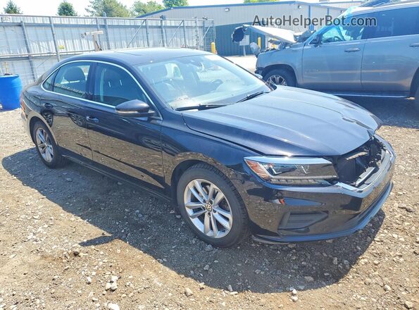 1VWWA7A33LC010465 2020 VOLKSWAGEN PASSAT Черный Передняя правая четверть