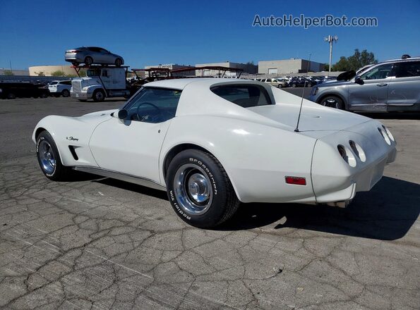 1Z37T4S422979 1974 CHEVROLET CORVETTE White Հետևի ձախ