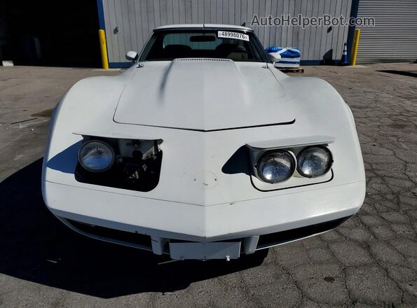 1Z37T4S422979 1974 CHEVROLET CORVETTE White Դիմացի տեսք