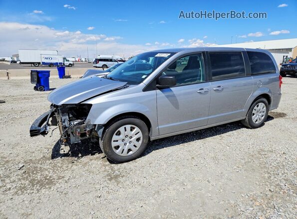 2C4RDGBG9JR296416 2018 DODGE GRAND Серебряный Задняя левая четверть