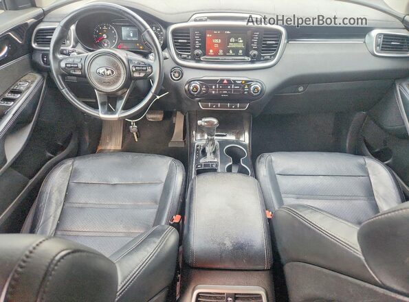 5XYPH4A17HG211823 2017 KIA SORENTO Бордовый Вид щитка приборов