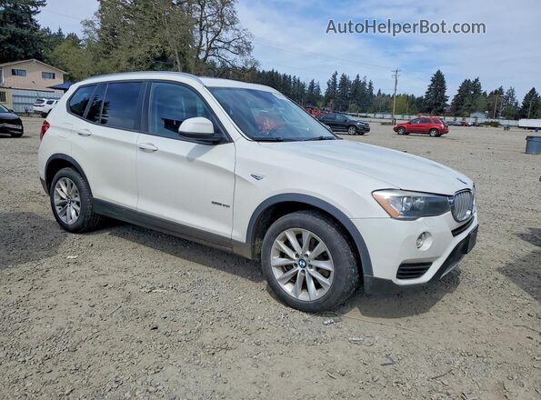 5UXWZ7C57H0T44077 2017 BMW X3 Белый Вид спереди