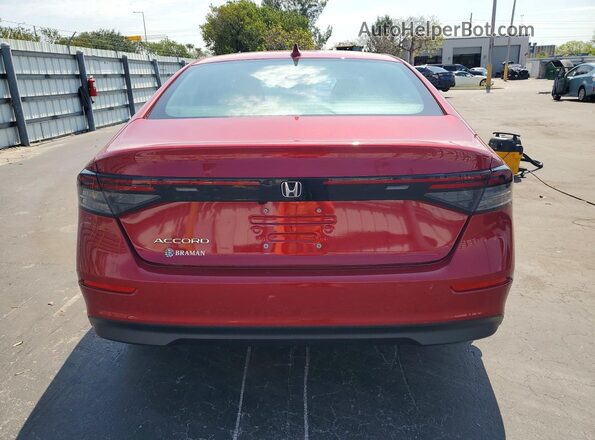 1HGCY1F24SA019752 2025 HONDA ACCORD Red Widok wnętrza z przodu