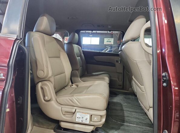 5FNRL5H6XGB122655 2016 HONDA ODYSSEY Бордовый Вид подкапотного пространства