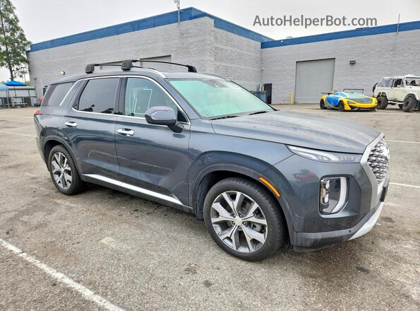 KM8R44HE5NU350366 2022 HYUNDAI PALISADE Серый Вид спереди