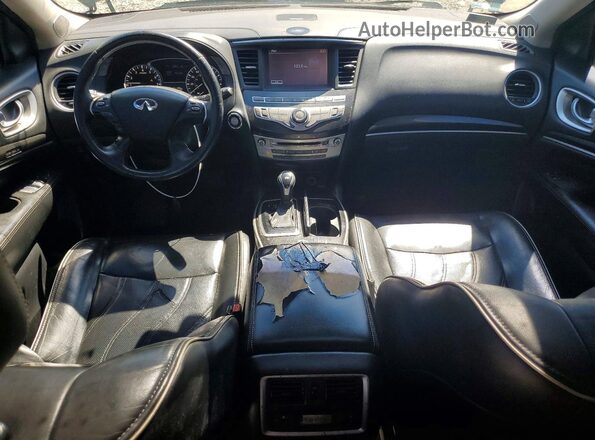 5N1AL0MM1GC506417 2016 INFINITI QX60 Black Widok zestawu wskaźników