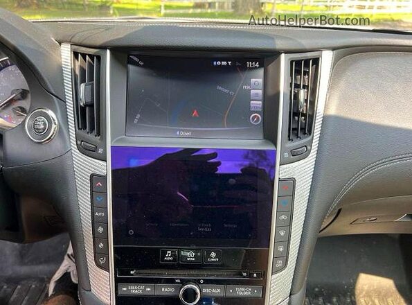 JN1FV7EL1HM701404 2017 INFINITI Q60 Red Widok zestawu wskaźników