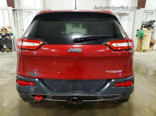 1C4PJMBS5GW292950 2016 JEEP CHEROKEE Red Vista interior delantera