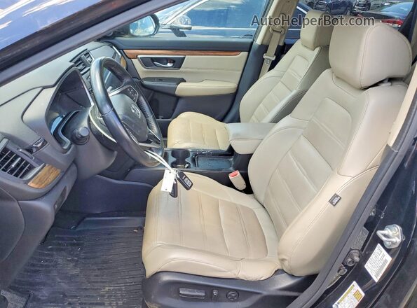 7FARW2H96JE024346 2018 HONDA CR-V Черный Вид панели приборов