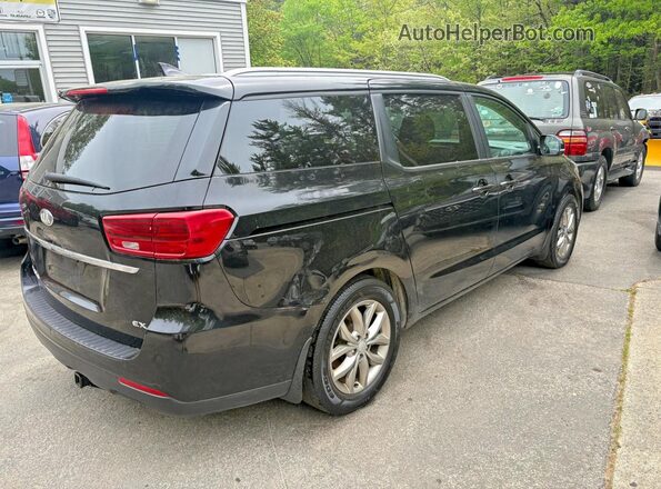 KNDMB5C16K6517672 2019 KIA SEDONA Черный Вид спереди