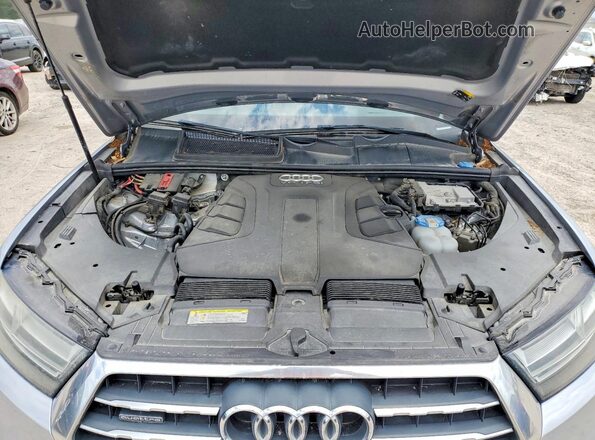 WA1VAAF70HD000883 2017 AUDI Q7 Серебряный Вид наклейки с VIN-кодом