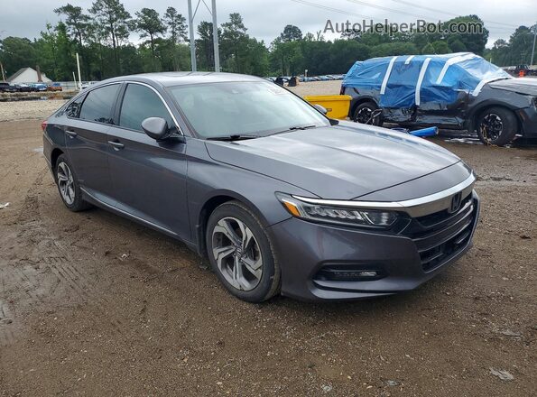 1HGCV1F49LA097200 2020 HONDA ACCORD Серый Передняя правая четверть